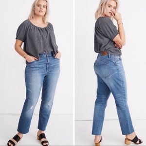 Madewell High-Rise Slim Crop Boyjean